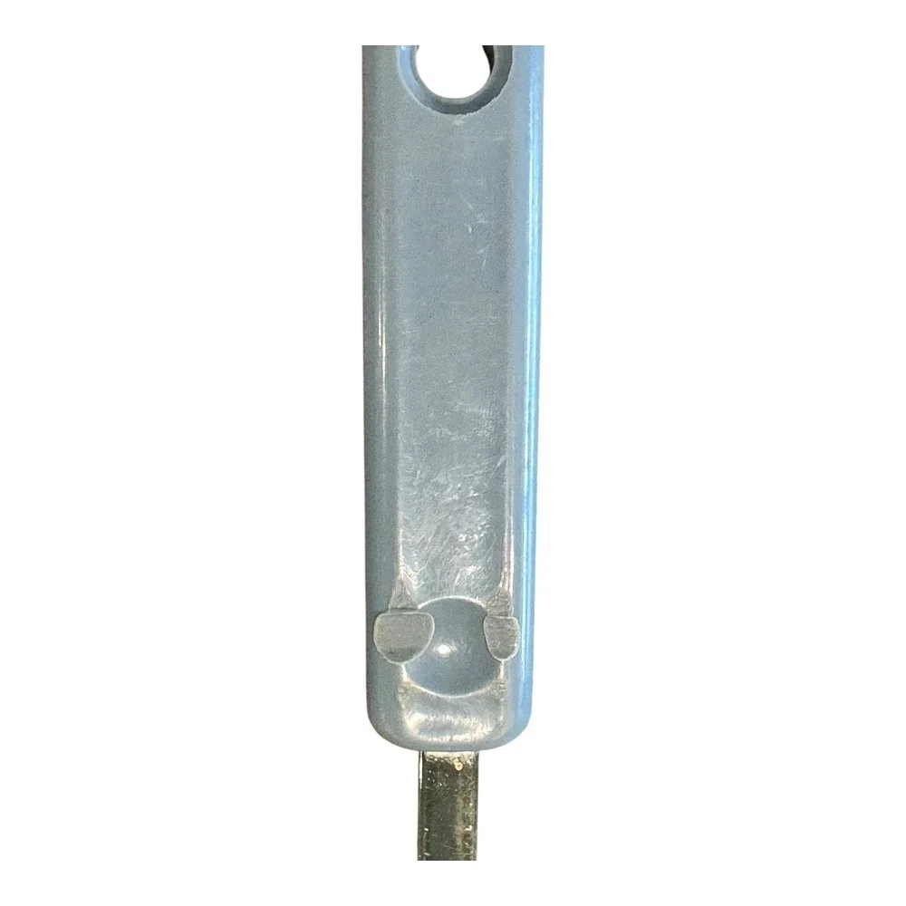 EKCO Slotted Spatula Turner Kitchen‎ Utensil Gray Metal Handle Holes Perforated